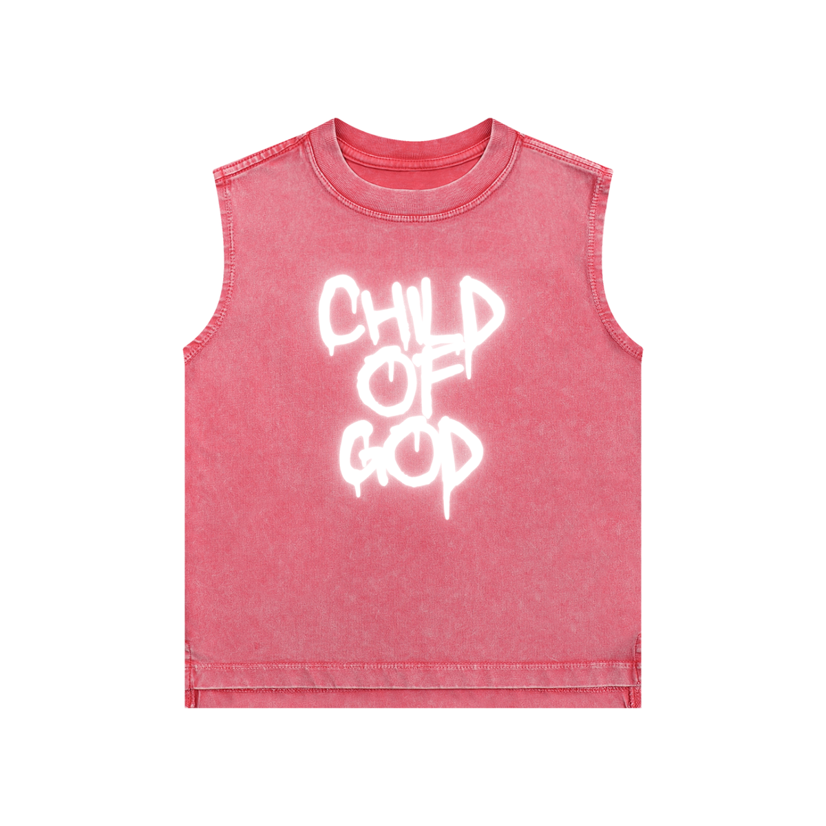 "Child of God" Snow Washed Kids' Tank Top | Unisex