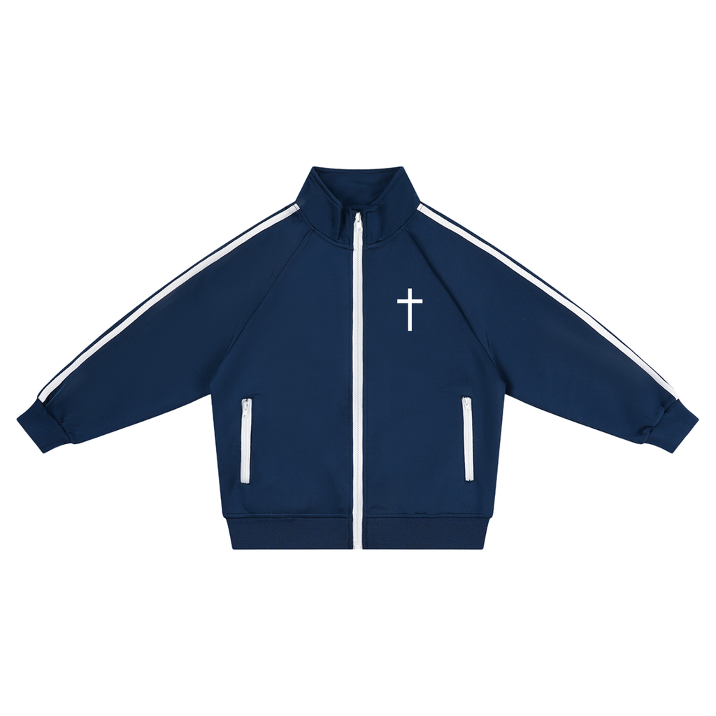 "Child of God" Kids’ Contrast Tape Coach Jacket | Unisex