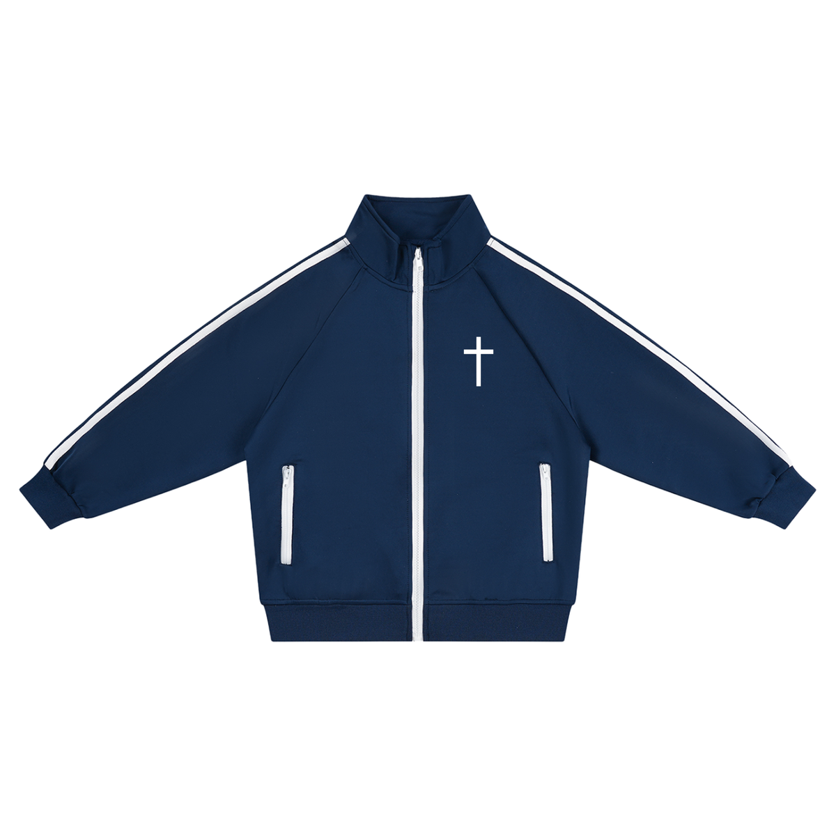 "Child of God" Kids’ Contrast Tape Coach Jacket | Unisex