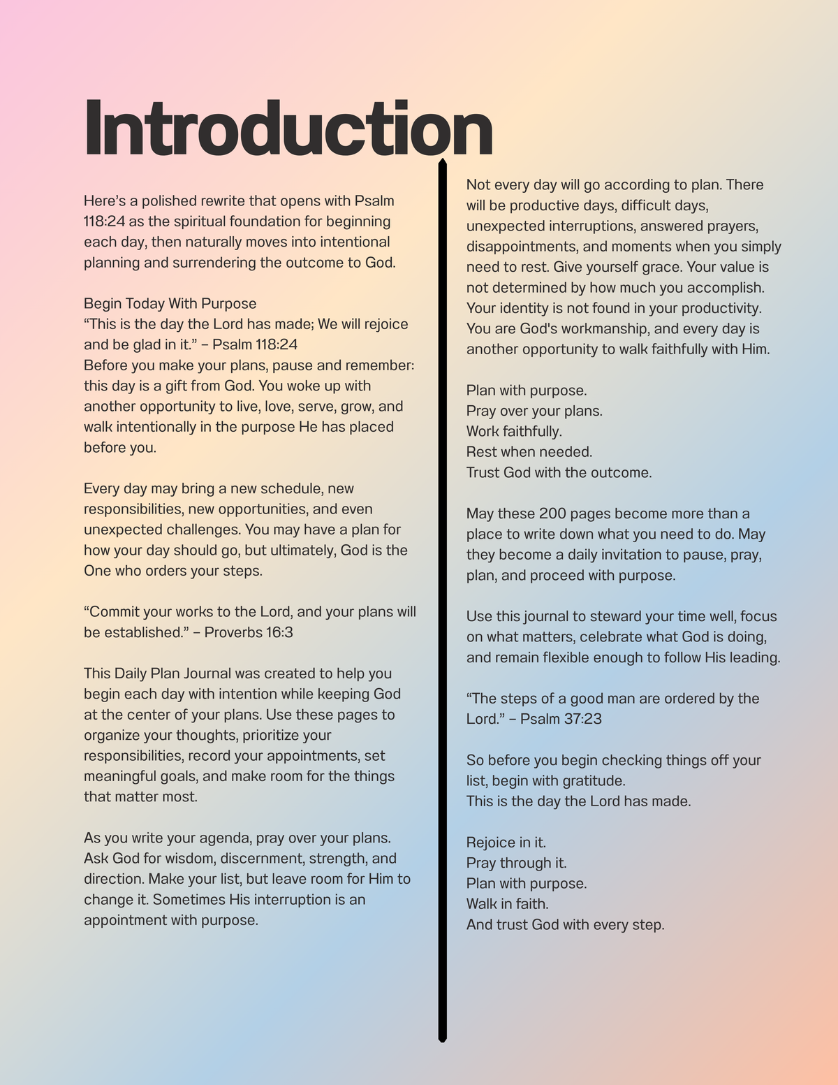 XOXO Journal Co. X Daily Planner "The Child of God Edit I"