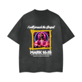 I WILL PREACH THE GOSPEL — Mark 16:15 Streetwear Unisex Washed Effect Vintage T-Shirt