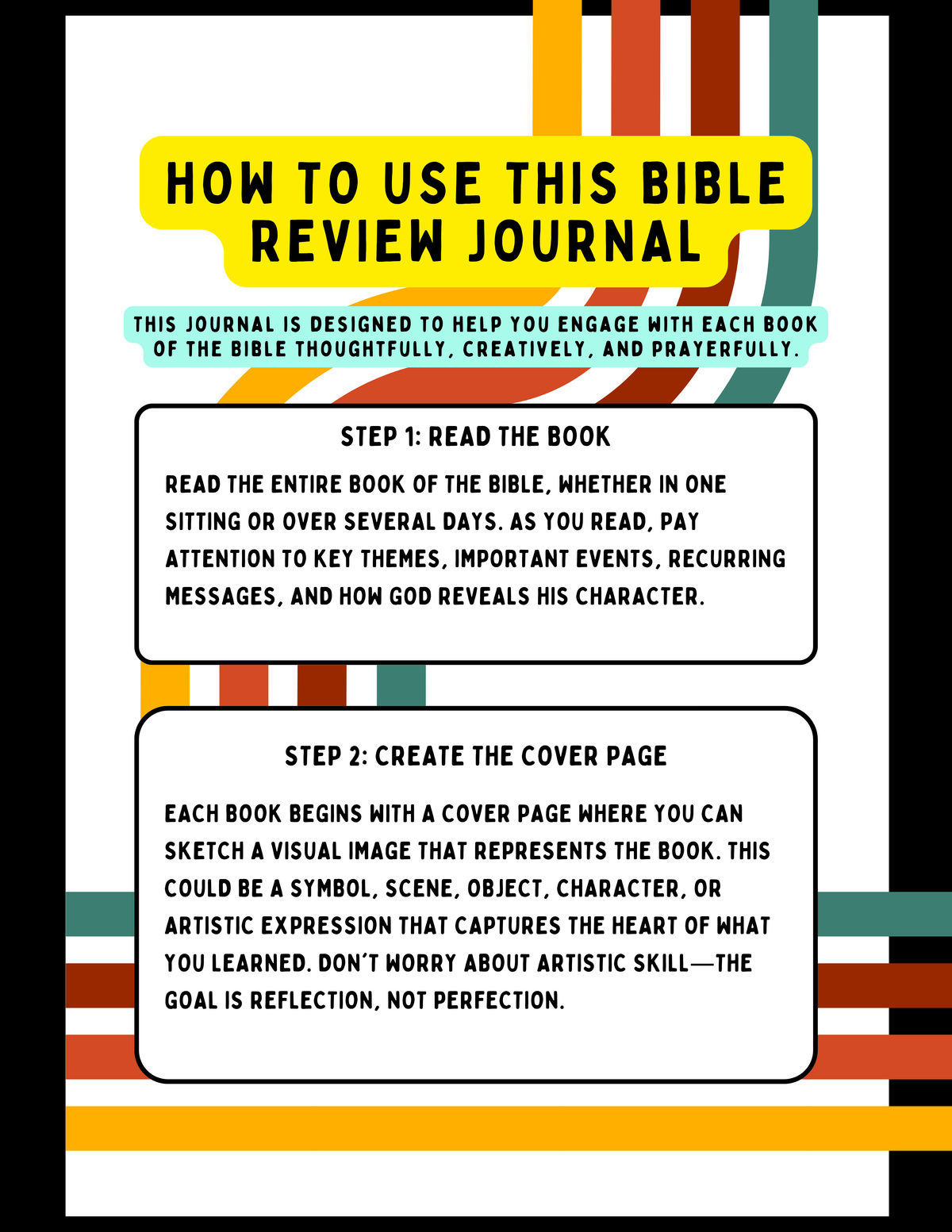 XOXO Journal Co. X Just Stuff "The Bible Review Edit I"