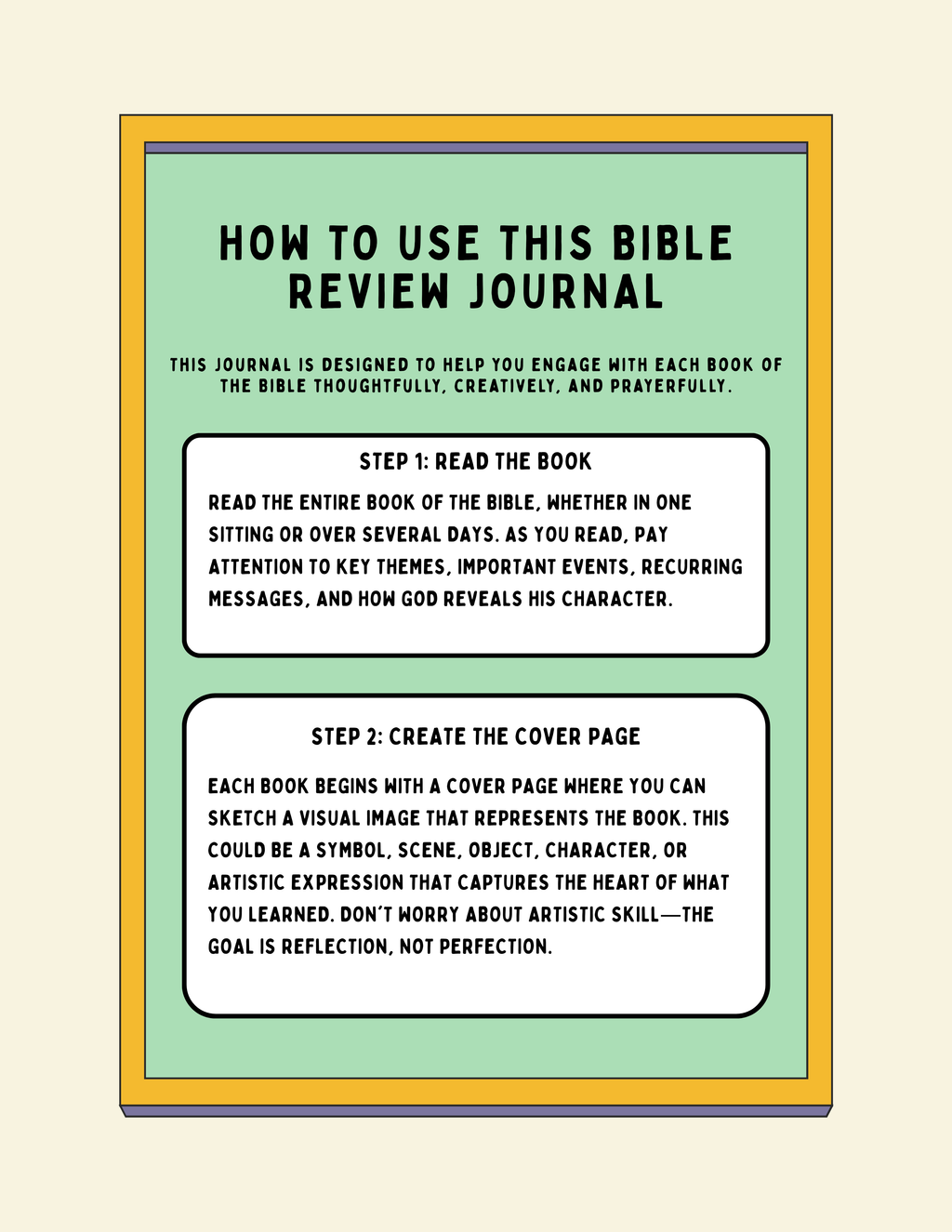 XOXO Journal Co. X Just Stuff "The Bible Review Edit II"