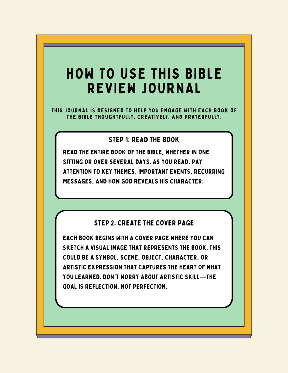 XOXO Journal Co. X Just Stuff "The Bible Review Edit II"