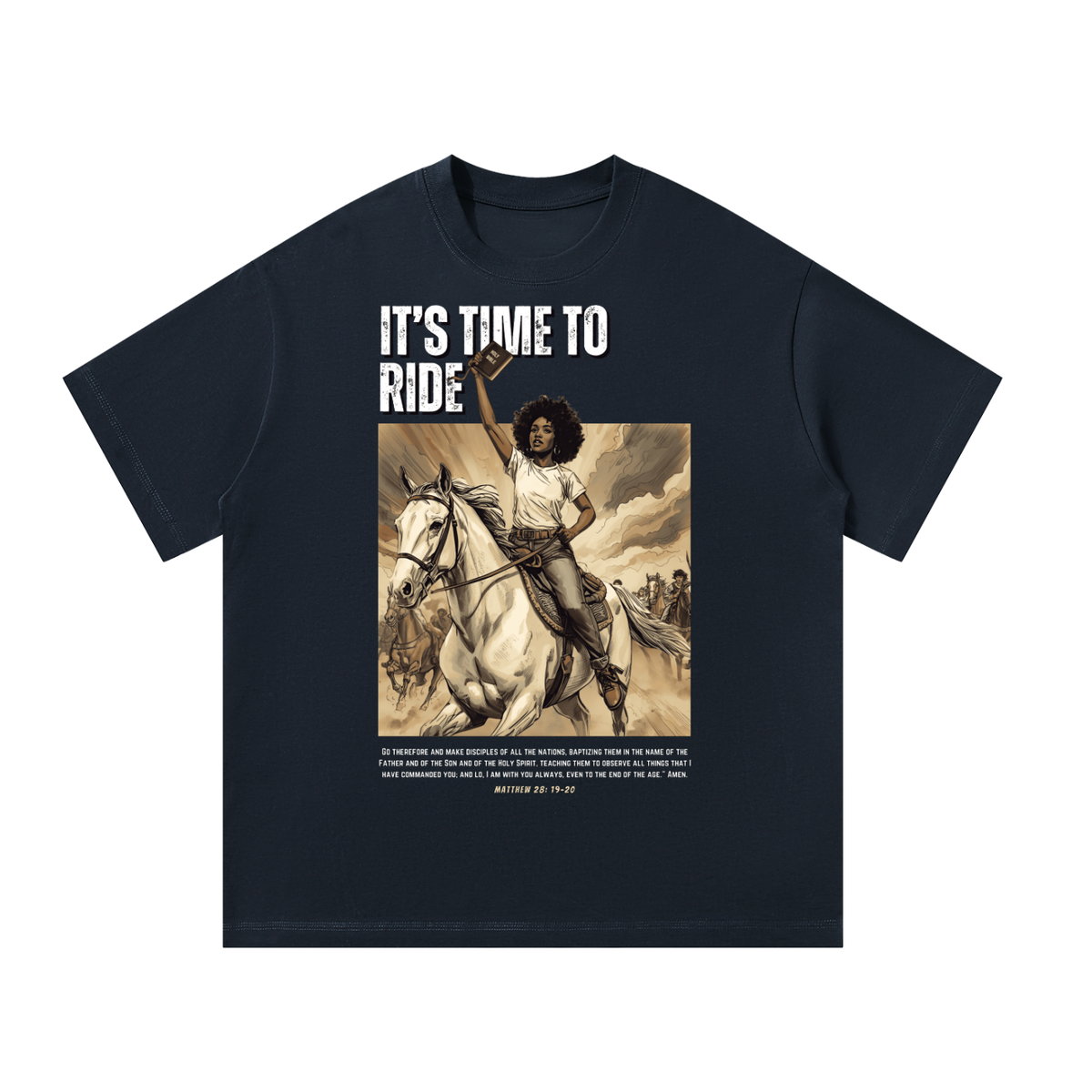 "It's Time to Ride" Unisex Oversized T-Shirt
