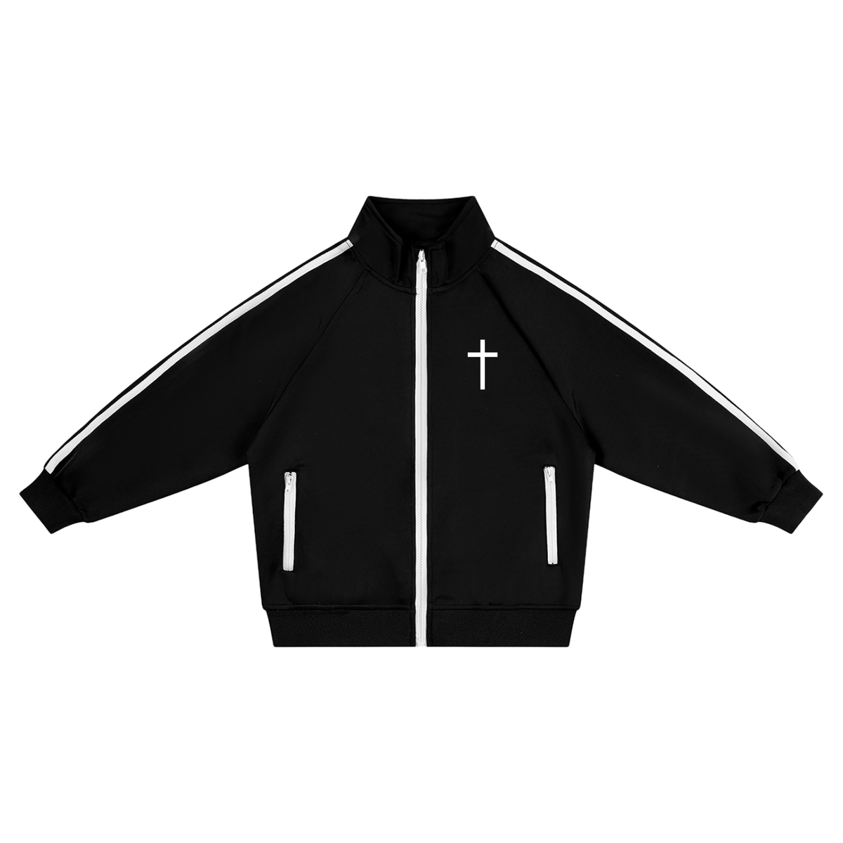 "Child of God" Kids’ Contrast Tape Coach Jacket | Unisex