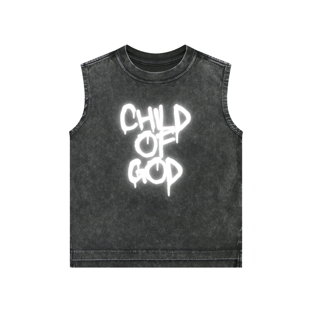 "Child of God" Snow Washed Kids' Tank Top | Unisex