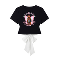 CALLED — Romans 8:28  Women’s Slim Fit Boatneck Bow-Back T-Shirt