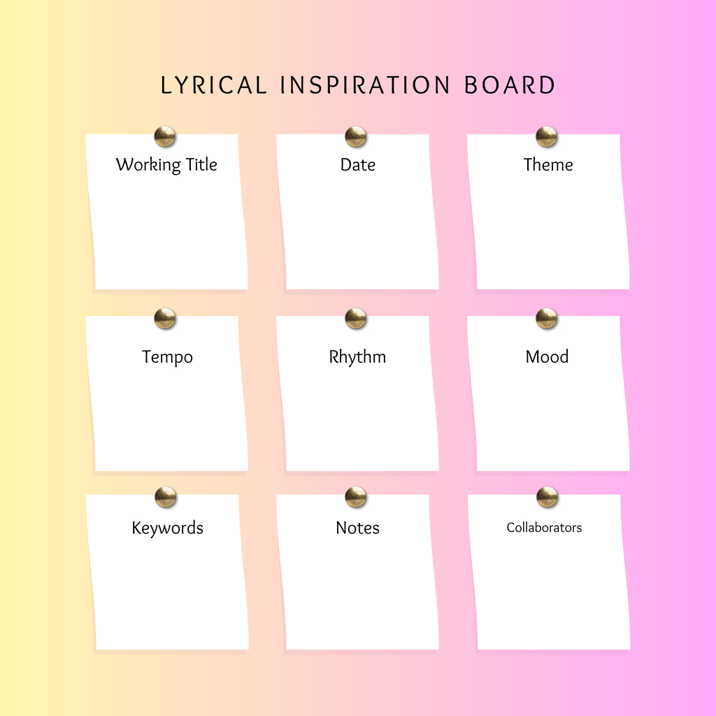 XOXO Journal Co. X  M.I.N.I.S.T.R.Y. "A Songwriter's Journal Edit I"