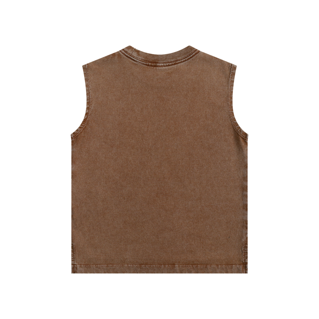 " Jesus Loves Me" Cross Snow Washed Kids' Tank Top | Unisex