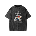 “Me, Running to Jesus” Boy's Snow Washed Kids’ T-Shirt | Anime Boy
