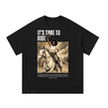"It's Time to Ride" Unisex Oversized T-Shirt