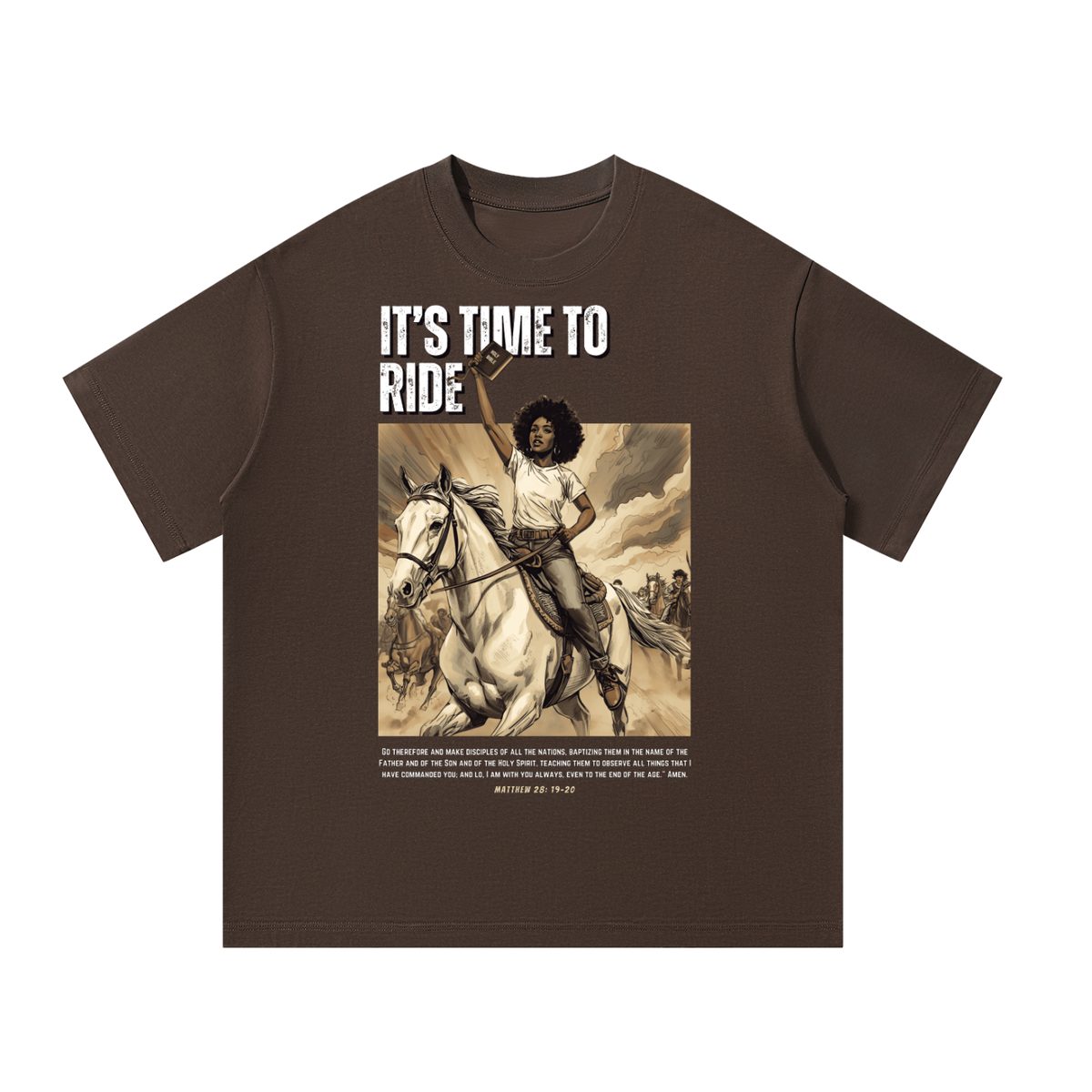 "It's Time to Ride" Unisex Oversized T-Shirt