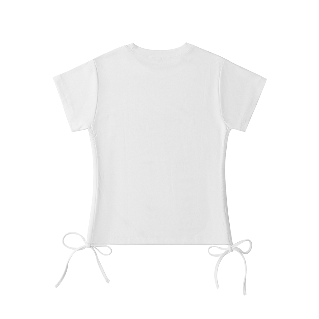 "STOP. DROP. PRAY" — Women’s Essential Drawstring T-Shirt