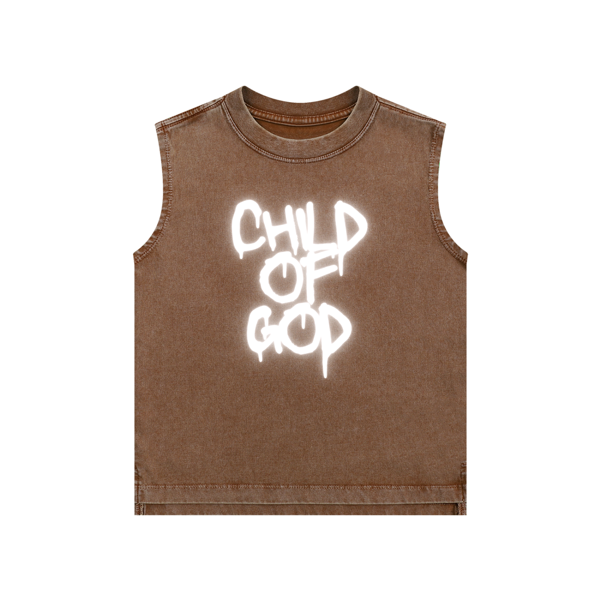 "Child of God" Snow Washed Kids' Tank Top | Unisex