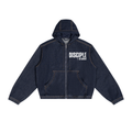 H.E.R. — A Disciple of Christ | Women’s Boxy Vintage Wash Hooded Denim Jacket