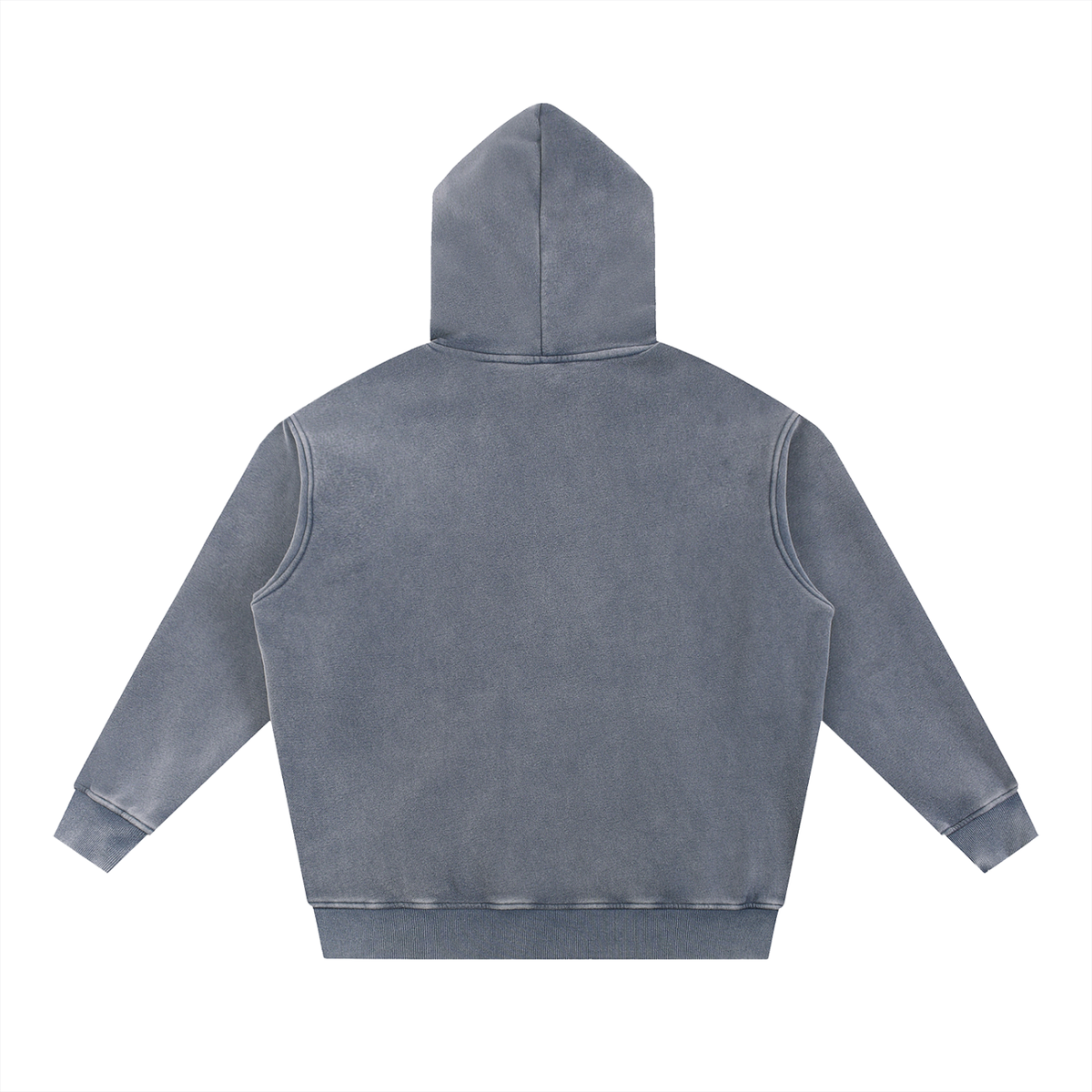"I Ride with Jesus" Snow Wash Fleece Oversize Hoodie