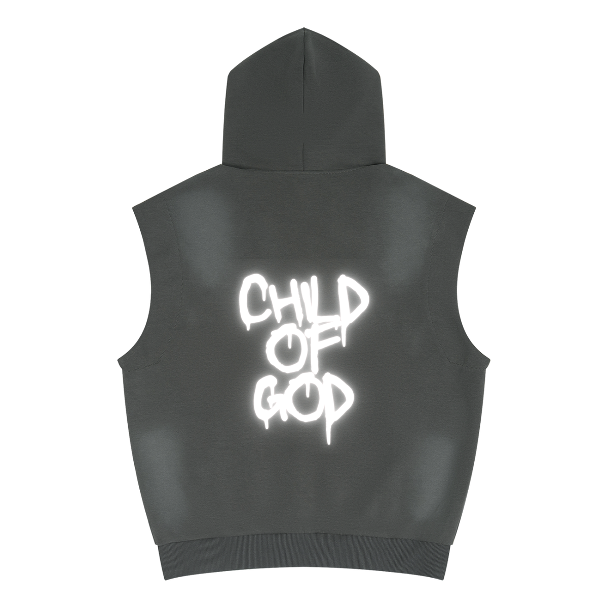 Child of God”  Men's Vintage Wash Sun-Fade Sleeveless Hoodie