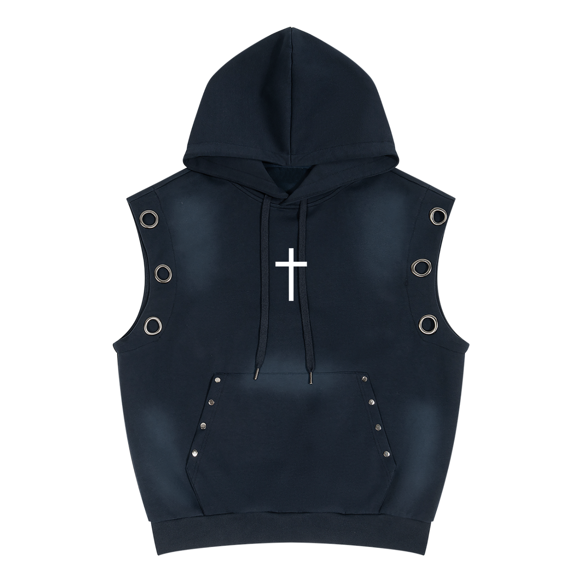 Child of God”  Men's Vintage Wash Sun-Fade Sleeveless Hoodie