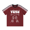 Chapter X Verse Co. Unisex Colorblock Striped T-Shirt