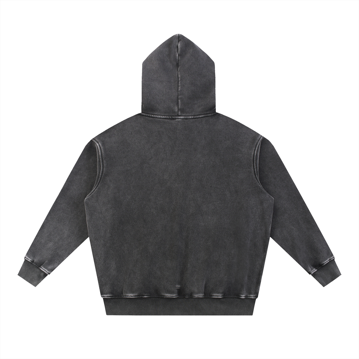 "I Ride with Jesus" Snow Wash Fleece Oversize Hoodie