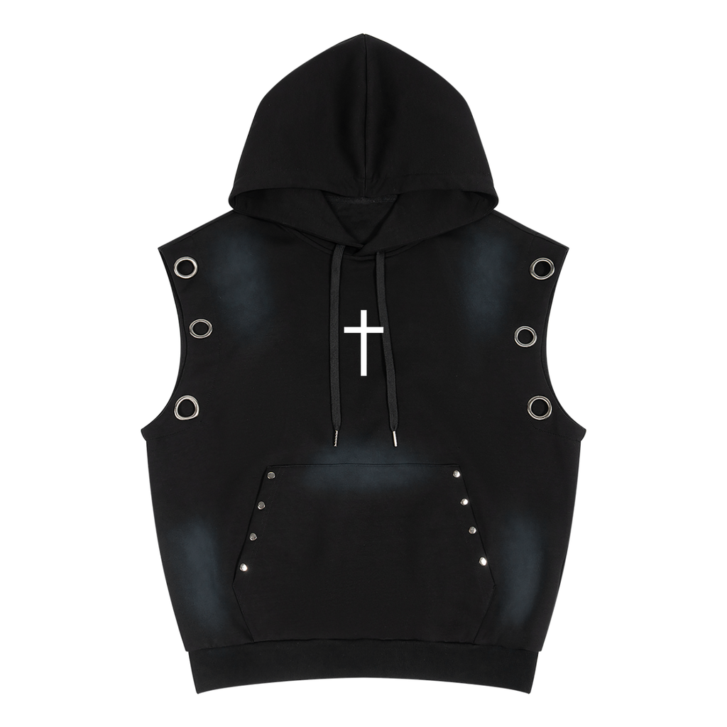 Child of God”  Men's Vintage Wash Sun-Fade Sleeveless Hoodie