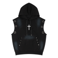 Child of God”  Men's Vintage Wash Sun-Fade Sleeveless Hoodie