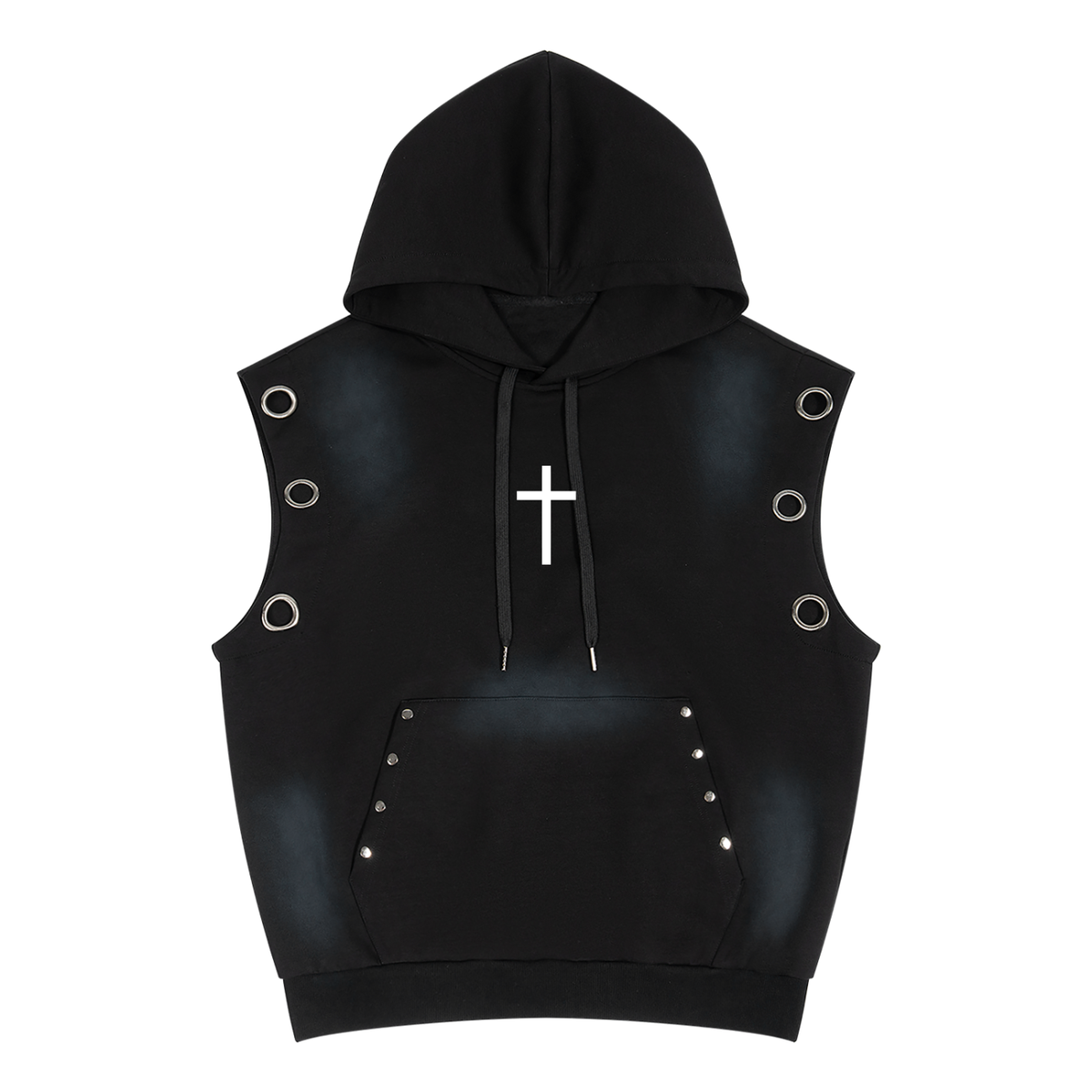 Child of God”  Men's Vintage Wash Sun-Fade Sleeveless Hoodie