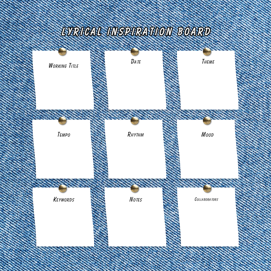 XOXO Journal Co. X. M.I.N.I.S.T.R.Y. "A Songwriter's Journal Edit II"