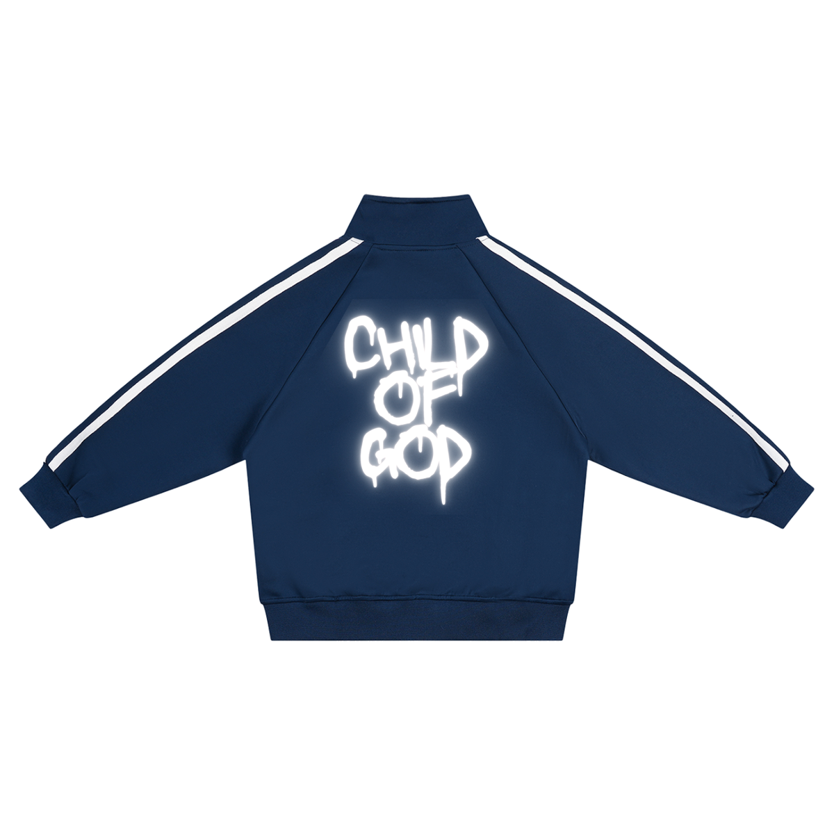 "Child of God" Kids’ Contrast Tape Coach Jacket | Unisex