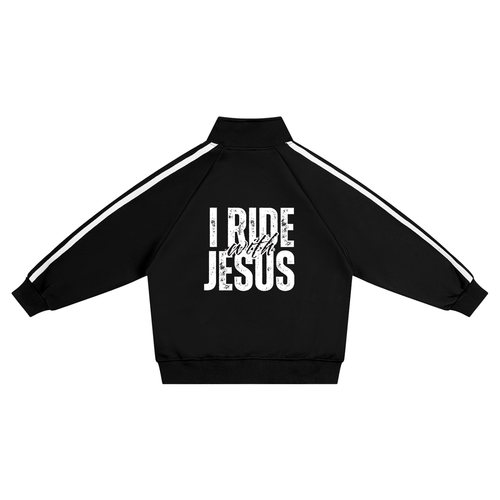 "Child of God" Kids’ Contrast Tape Coach Jacket | Unisex