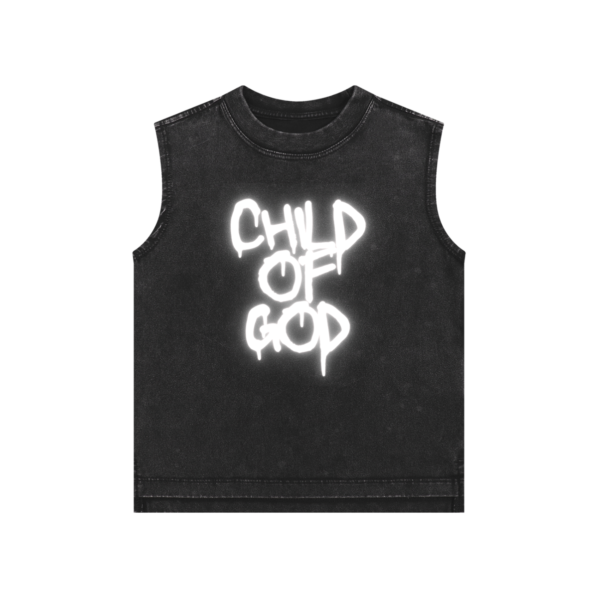 "Child of God" Snow Washed Kids' Tank Top | Unisex