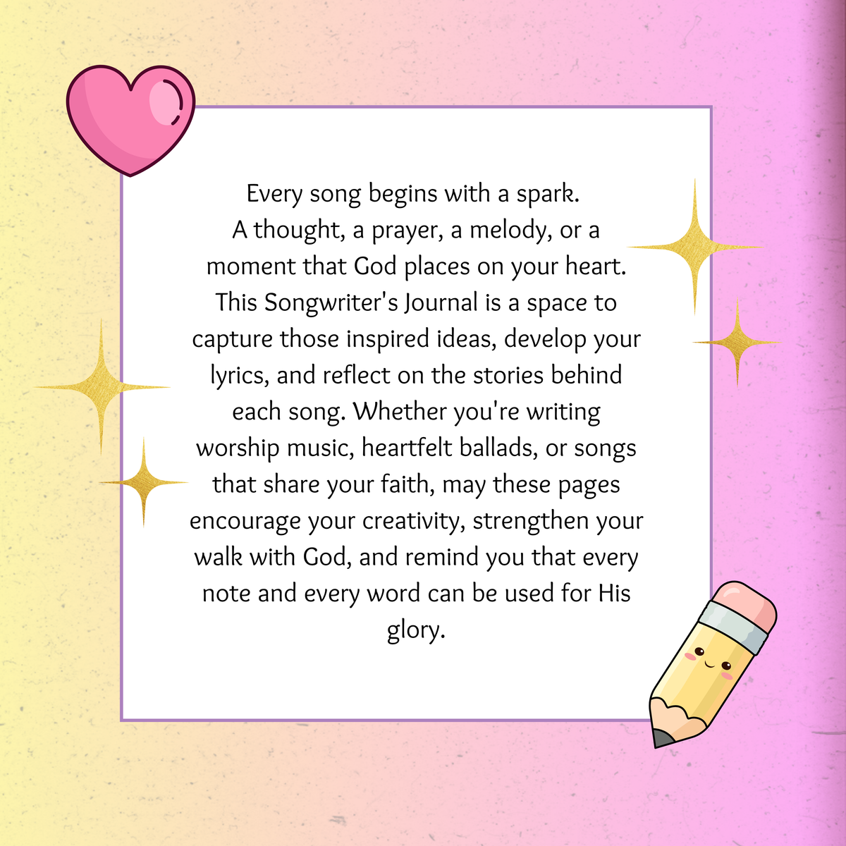 XOXO Journal Co. X  M.I.N.I.S.T.R.Y. "A Songwriter's Journal Edit I"